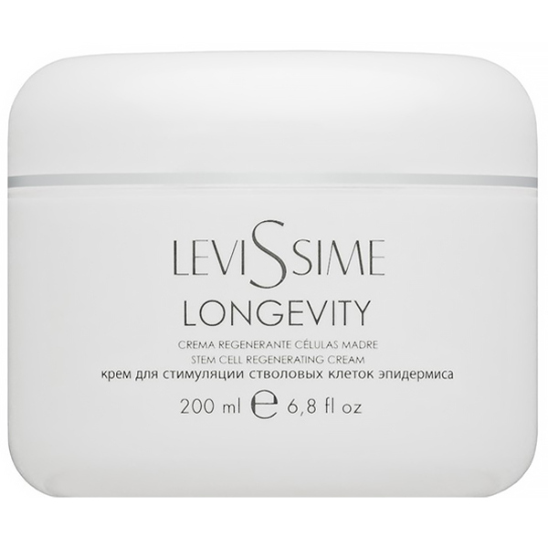 Крем для лица стимулирующий стволовые клетки, SPF 15, LeviSsime, Longevity Program, Longevity Cream, 50 мл, 200 мл, 5283, 4562 – купить в Минске | Azarina.by