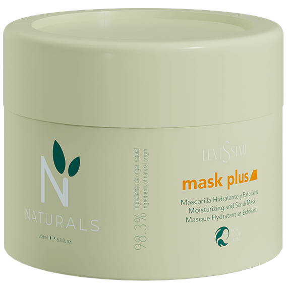 Маска-скраб для лица увлажняющая, LeviSsime, Naturals, Mask Plus, Moisturizing and Scrub Mask, 200 мл, 4637 – купить в Минске | Azarina.by