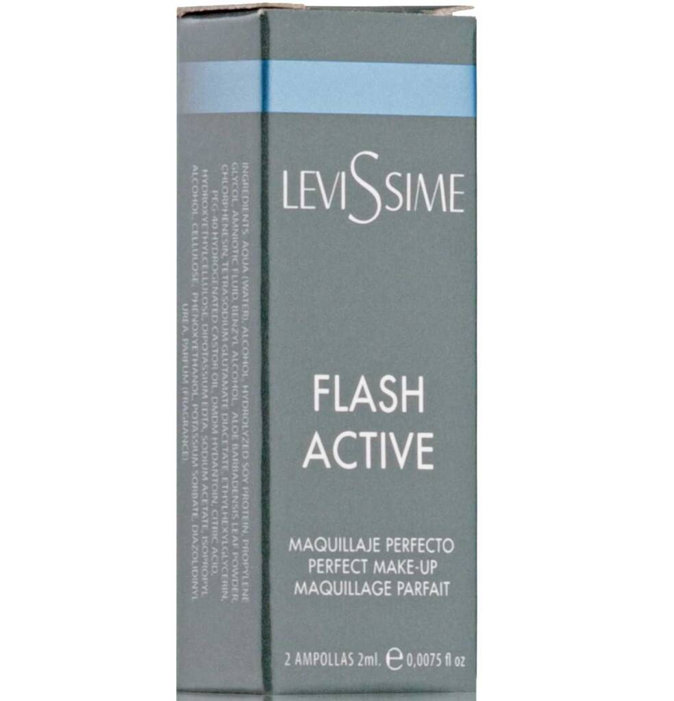 Комплекс для лица «Мгновенное Преображение», LeviSsime, Facial Vials, Flash Active, 2 шт.*2 мл, 5432 – купить в Минске | Azarina.by