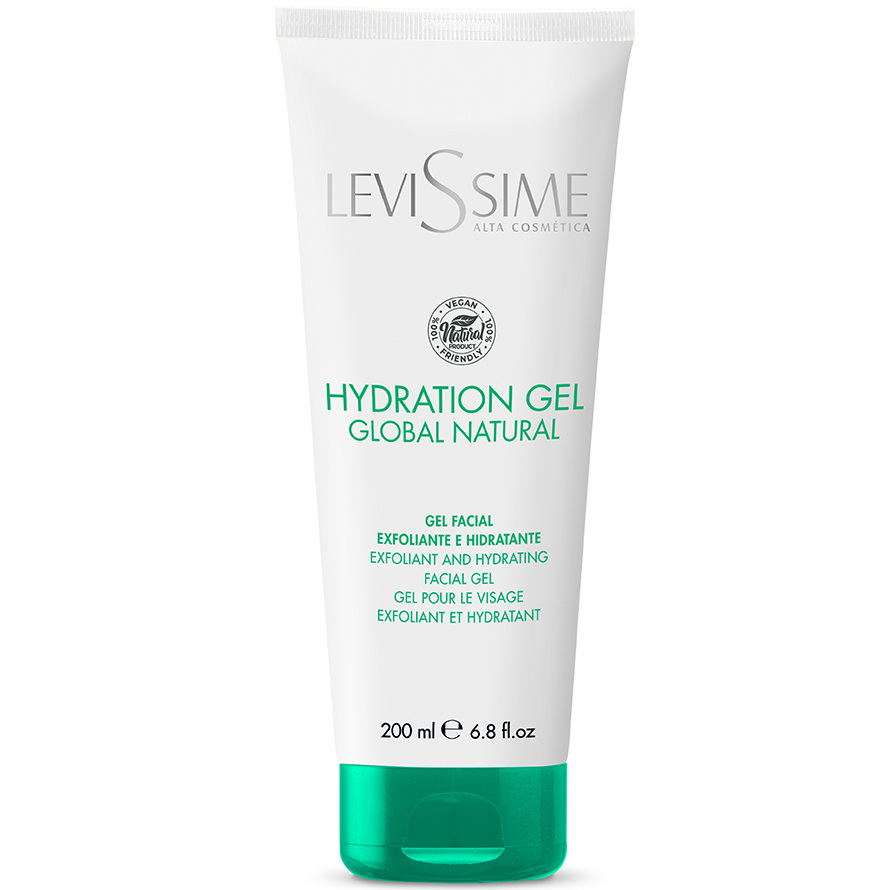 Гель для лица гидрирующий, LeviSsime, Exfoliants, Hydration Gel Global Natural, 200 мл, 4623 – купить в Минске | Azarina.by