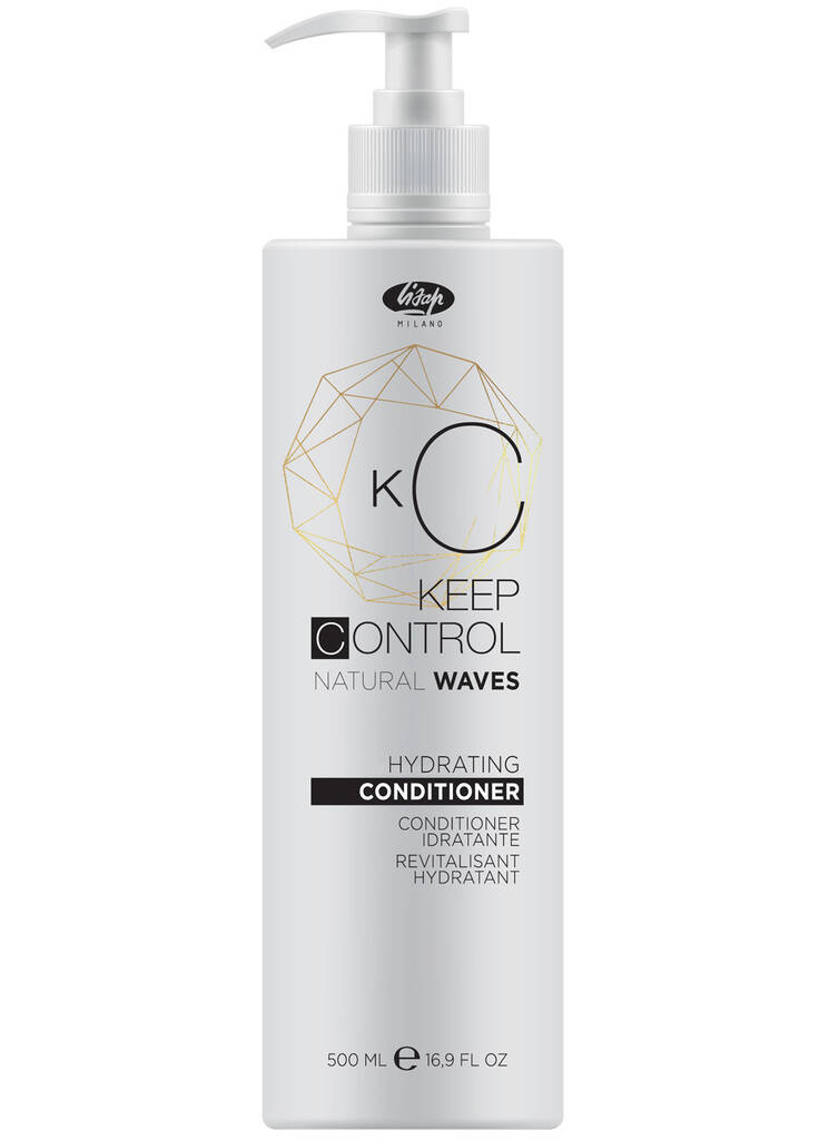 Кондиционер для волос увлажняющий, LISAP, Keep Control Natural Waves, Hydrating Conditioner, 500 мл, 160014 – купить в Минске в интернет магазине косметики с доставкой - Azarina.by