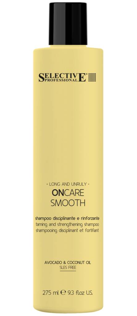 Шампунь разглаживающий, Selective, ONCARE, Smooth, Taming and Strengthening Shampoo, 275 мл, 1000 мл, 1383301, 1383300 – купить в Минске в интернет магазине косметики с доставкой - Azarina.by