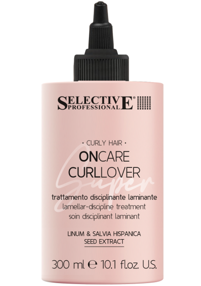 Флюид для вьющихся волос ламинирующий, Selective, ONCARE, CurlLover, Super Lamellar-Discipline Treatment, 100 мл, 300 мл, 1383782, 1383781 – купить в Минске в интернет магазине косметики с доставкой - Azarina.by