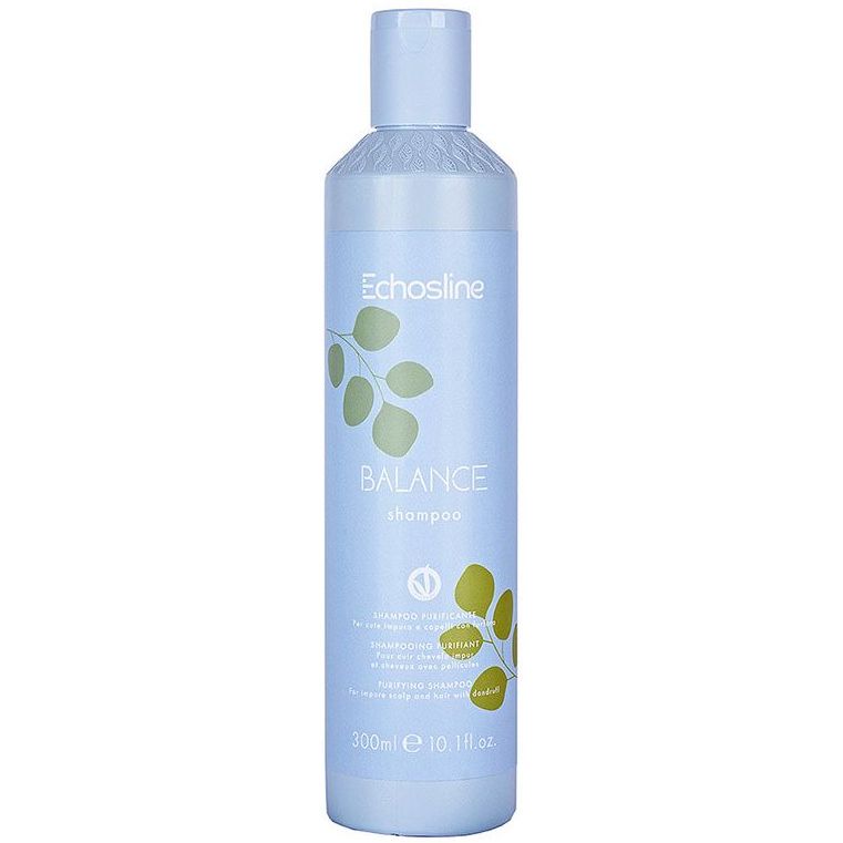 Шампунь против перхоти, Echosline, Balance, Shampoo, Purifying Shampoo for Impure Scalp and Hair With Dandruff, 300 мл, 1000 мл, 1024579, 1024580 – купить в Минске в интернет магазине косметики с доставкой - Azarina.by