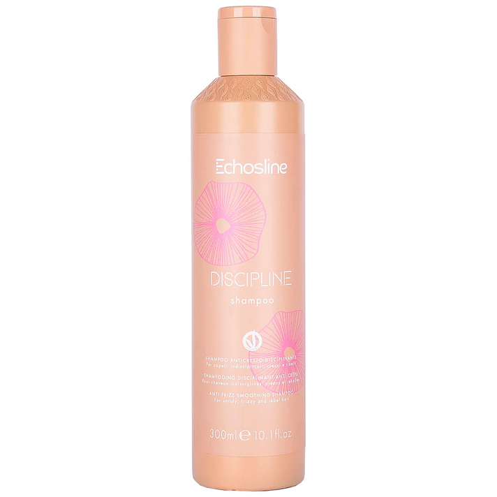 Шампунь для непослушных волос, Echosline, Discipline, Shampoo, Anti-Frizz Smoothing Shampoo For Unruly. Frizzy And Rebel Hair, 300 мл, 1000 мл, 1024571, 1024572 – купить в Минске в интернет магазине косметики с доставкой - Azarina.by