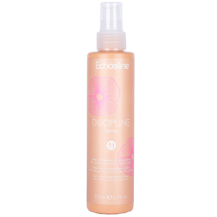 Спрей для волос разглаживающий, Echosline, Discipline, Spray, Anti-Frizz Smoothing Spray For Unruly. Frizzy And Rebel Hair, 200 мл, 1024577 – купить в Минске в интернет магазине косметики с доставкой - Azarina.by