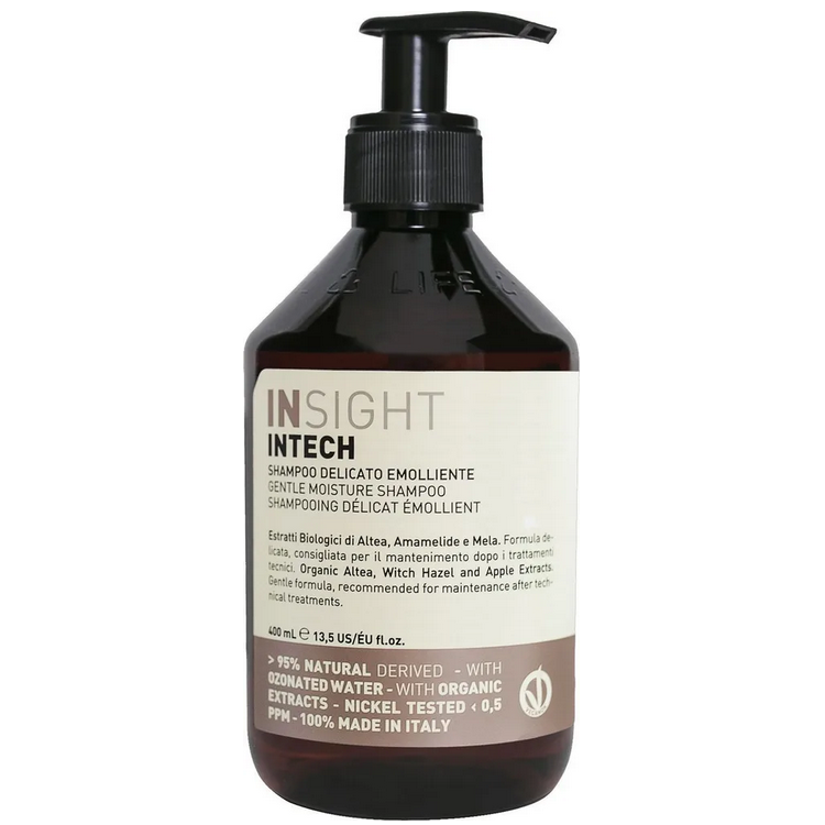 Шампунь увлажняющий бессульфатный, Insight, Intech, Gentle Moisture Shampoo, 400 мл, INT151 – купить в Минске | Azarina.by