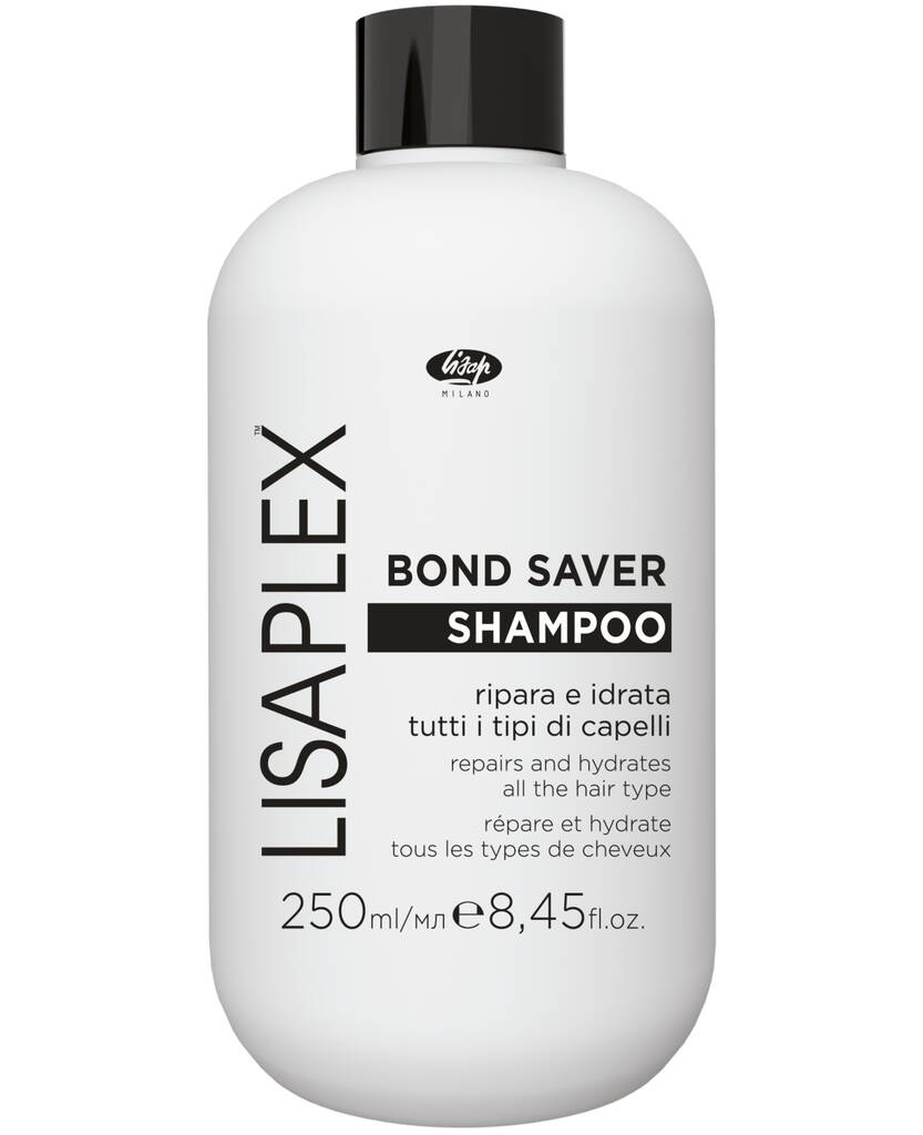 Шампунь для волос восстанавливающий, LISAP, Lisaplex Bond Saver, Shampoo, 250 мл, 1000 мл, 110146, 110147 – купить в Минске в интернет магазине косметики с доставкой - Azarina.by