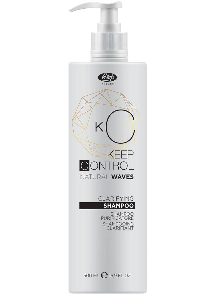 Шампунь для волос подготовительный, LISAP, Keep Control Natural Waves, Clarifying Shampoo, 500 мл, 160011 – купить в Минске в интернет магазине косметики с доставкой - Azarina.by