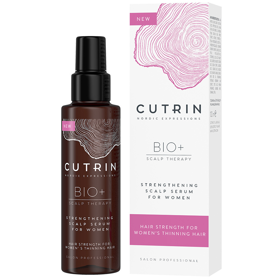 Сыворотка для волос женская, Cutrin, Bio+, Strengthening Scalp Serum For Women, 100 мл, 55011 – купить в Минске | Azarina.by