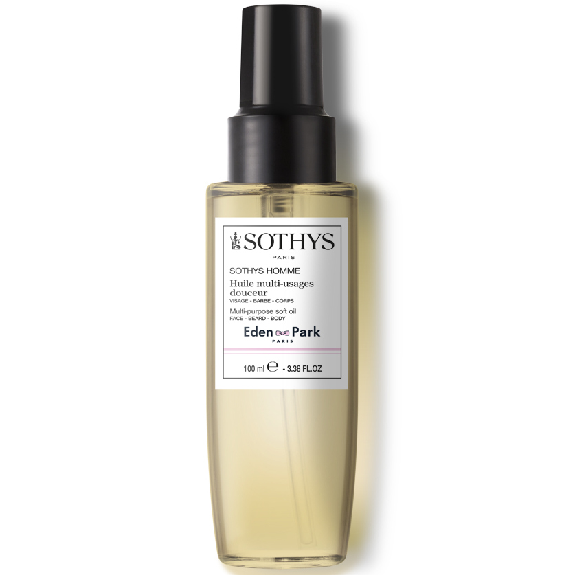 Масло-спрей для бороды лица и тела, Sothys, Homme, Multi-purpose Soft Oil, 100 мл, 150840 – купить в Минске в интернет магазине косметики с доставкой - Azarina.by