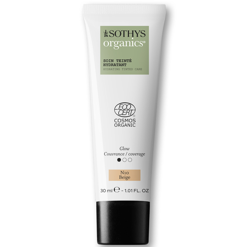 Крем для лица увлажняющий тонирующий, Sothys, Organics,Hydrating Tinted Care, 15 мл, 30 мл, 191120, 190120, 191122, 190122, 190124, 190126 – купить в Минске в интернет магазине косметики с доставкой - Azarina.by