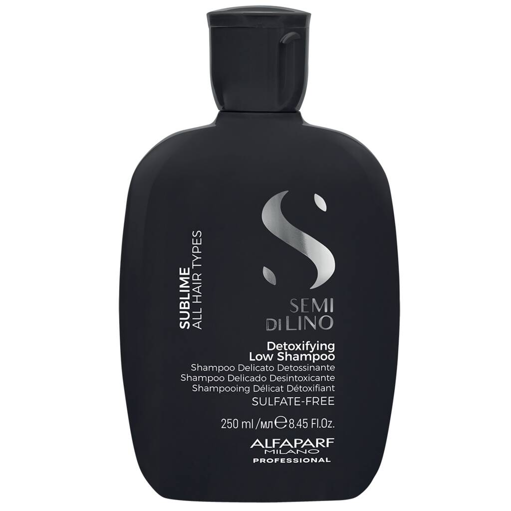 Шампунь-детокс для волос, Alfaparf, Semi di Lino, Sublime, Detoxifying Low Shampoo, 250 мл, 1000 мл, PF025946, PF026315 – купить в Минске | Azarina.by