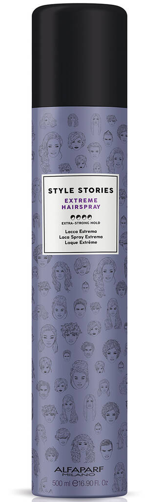 Лак для волос экстрасильной фиксации, Alfaparf, Style Stories, Extreme Hairspray, 500 мл, PF017574 – купить в Минске | Azarina.by