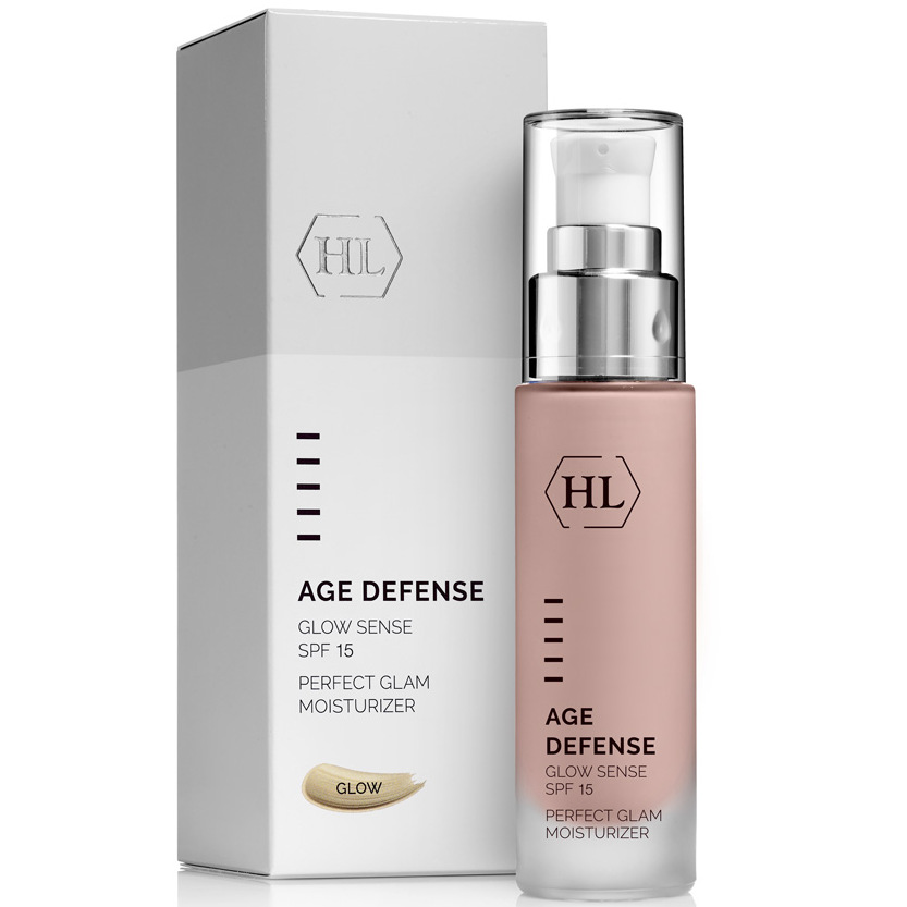 Крем для лица солнцезащитный декоративный, Holy Land, Age Defense, Glow Sense SPF 15, 50 мл – купить в Минске в интернет магазине косметики с доставкой - Azarina.by