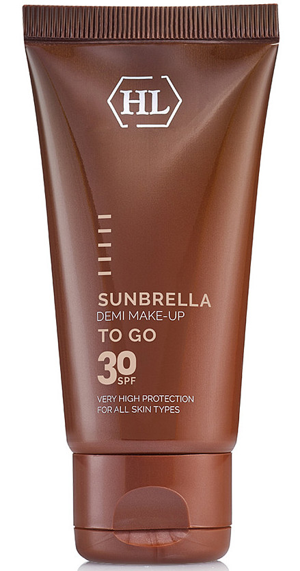 Крем для лица солнцезащитный с тоном, Holy Land, Sunbrella, SPF 30, Demi Make-Up, 50 мл, 125 мл – купить в Минске в интернет магазине косметики с доставкой - Azarina.by