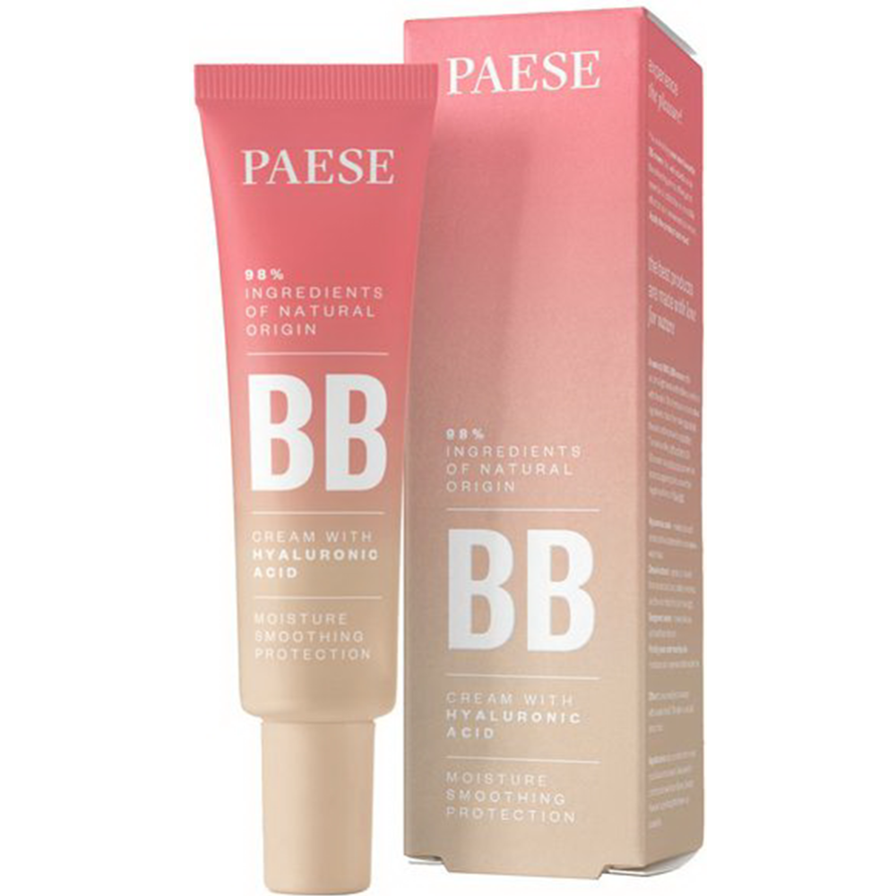 BB-крем для лица с гиалуроновой кислотой, Paese, Foundations, BB Cream with Hyaluronic Acid, 30 мл, 06186, 20089, 20096  – купить в Минске | Azarina.by