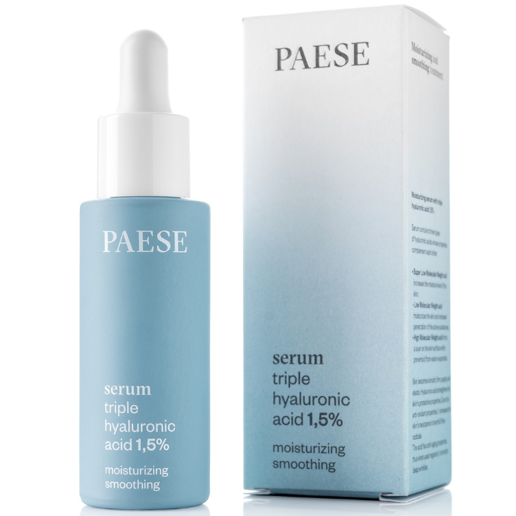 Сыворотка для лица с гиалуроновой кислотой, Paese, Skin Care, Serum Triple Hyaluronic Acid, 30 мл, 71719  – купить в Минске | Azarina.by