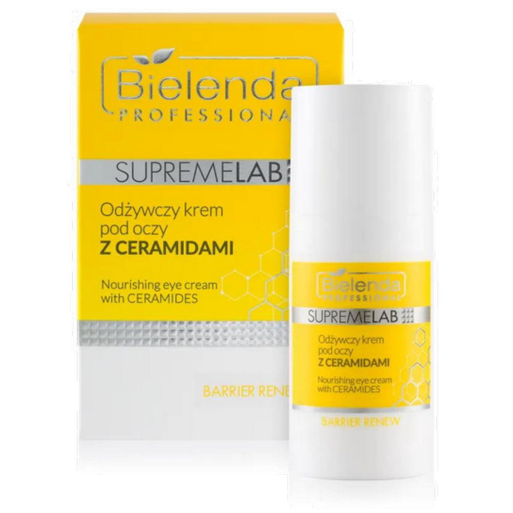 Крем для век от морщин, Bielenda Professional, Barrier Renew, SupremeLab, Nourishing Eye Cream with Ceramides, 15 мл, 049102 – купить в Минске | Azarina.by