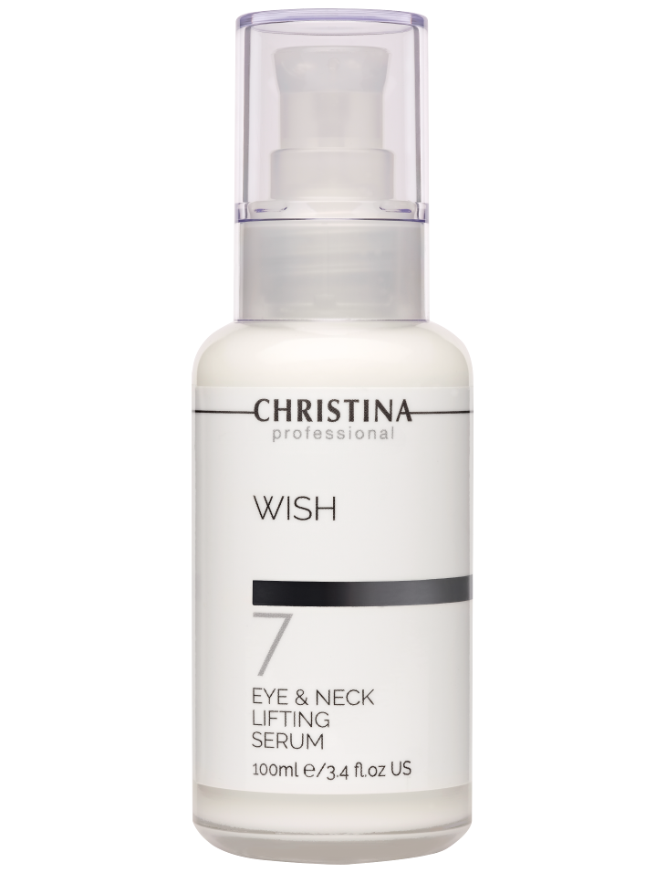 Сыворотка для век и шеи подтягивающая, Christina, Wish, Eye and Neck Lifting Serum, 100 мл, W7 – купить в Минске | Azarina.by