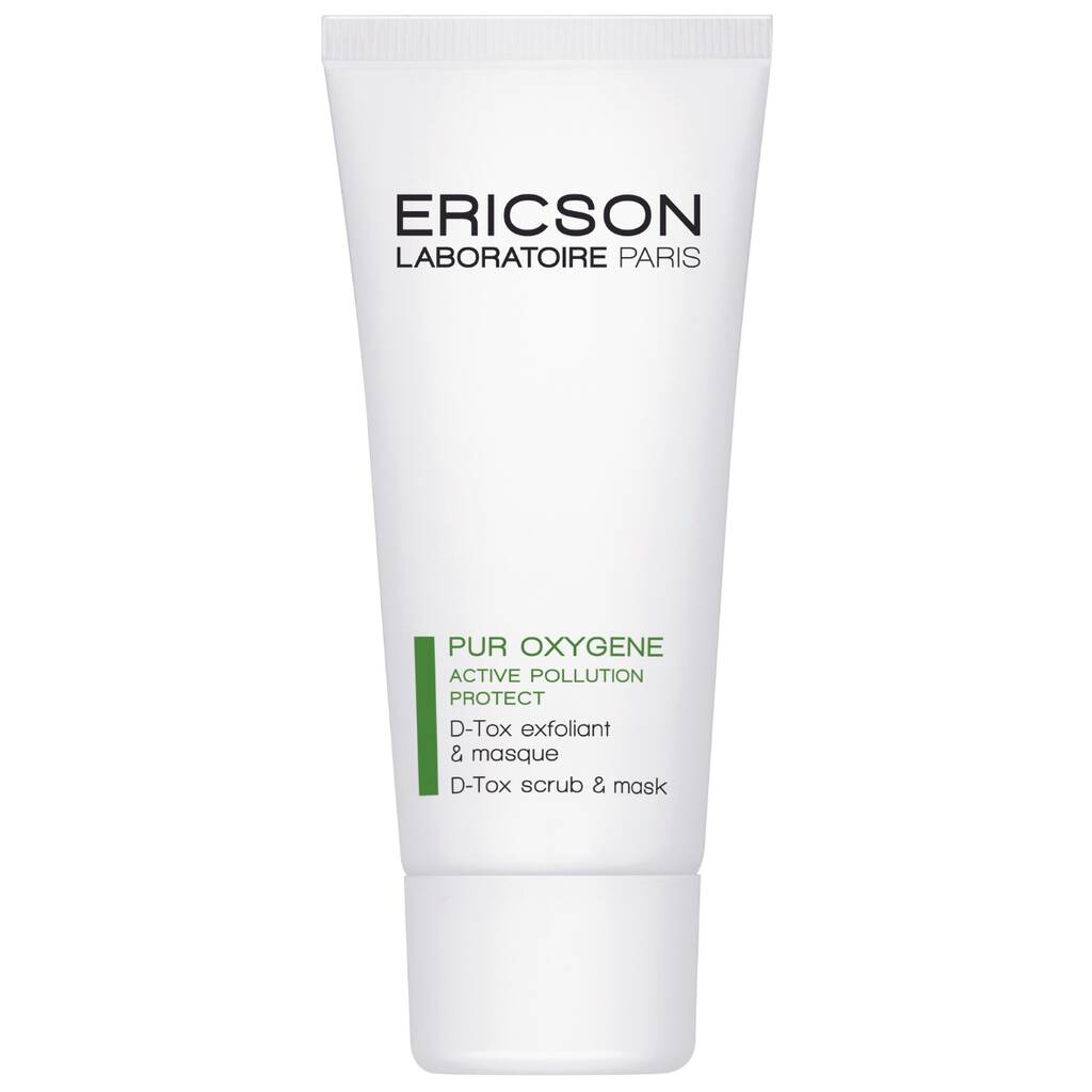 Маска-эксфолиант для лица детоксицирующая, Ericson Laboratoire, Pur Oxygene, D-Tox Scrub & Mask, 50 мл, Е131 – купить в Минске | Azarina.by