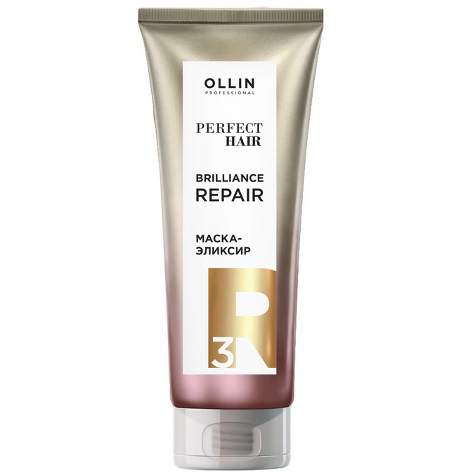 Маска-эликсир для волос (закрепляющий этап), Ollin Professional, Perfect Hair, Brilliance Repair, 250 мл, 398813 – купить в Минске в интернет магазине косметики с доставкой - Azarina.by
