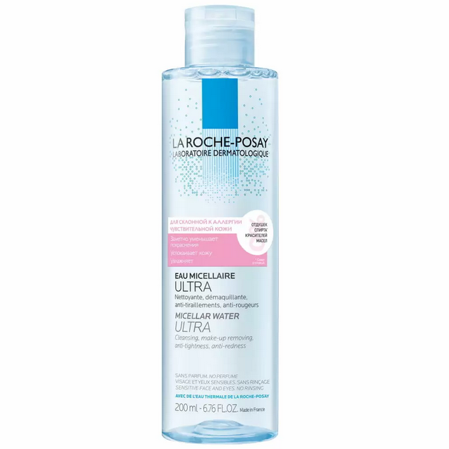 Вода для реактивной кожи мицеллярная, La Roche-Posay, Ultra, 200 мл, 380350050 – купить в Минске | Azarina.by