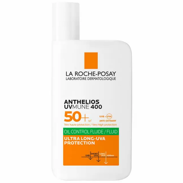 Флюид для лица  и век матирующий, SPF 50+/ PPD 56, La Roche-Posay, Anthelios, UVmune 400, 50 мл, 380359657 – купить в Минске | Azarina.by