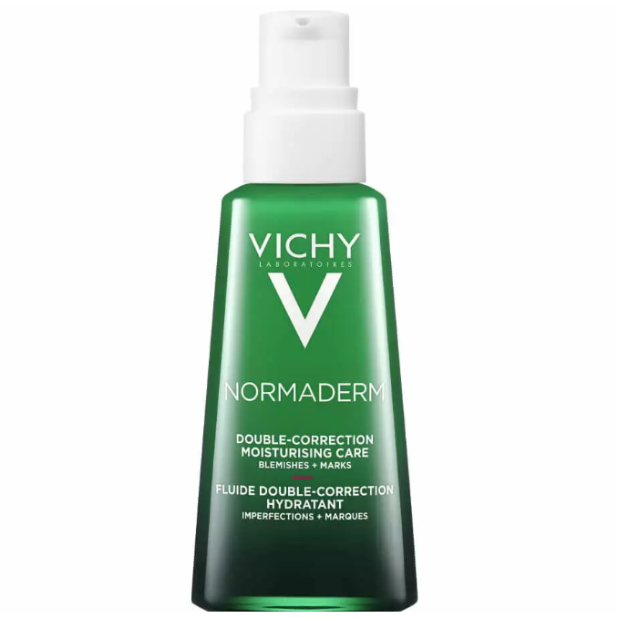 Флюид для лица корректирующий, Vichy, Normaderm, Double-Correction Moisturizing Care, 30 мл, 50 мл, 370355109, 370351703 – купить в Минске | Azarina.by