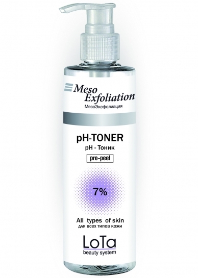 pH-тоник для лица 7%, LoTa, MesoExfoliation, pH-Toner 7%, 200 мл, Е003 – купить в Минске | Azarina.by