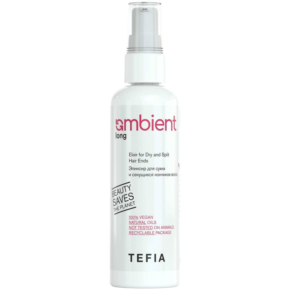 Эликсир для секущихся кончиков волос, Tefia, Ambient, Long, Elixir for Dry and Split Hair Ends, 100 мл, AMB65010 – купить в Минске | Azarina.by