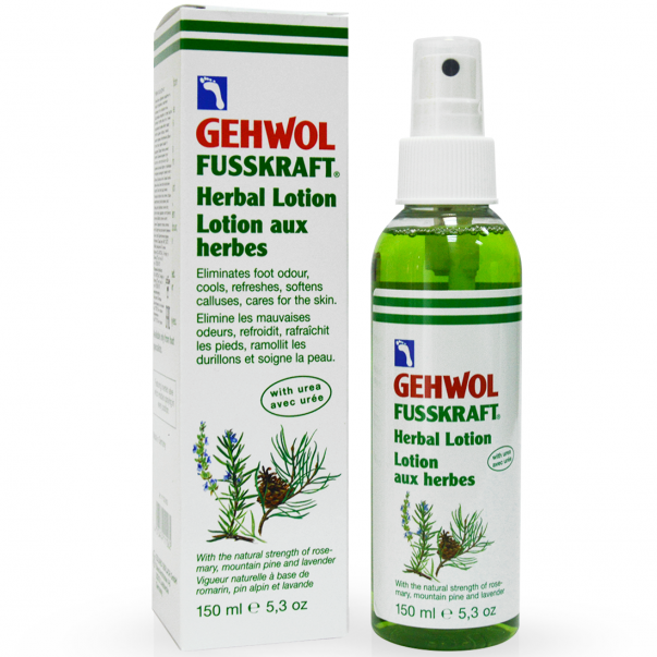 Лосьон для ног травяной, Gehwol, Fusskraft, Herbal Lotion, 150 мл, 111130803 – купить в Минске | Azarina.by