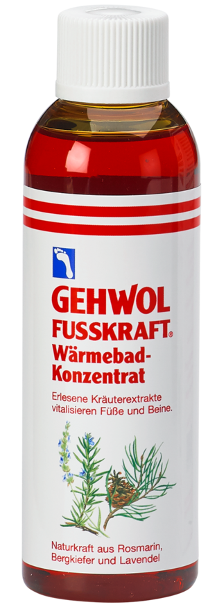 Концентрат для ножных ванн согревающий, Gehwol, Fusskraft, Warming Bath-Concentrate, 150 мл, 101180800 – купить в Минске | Azarina.by