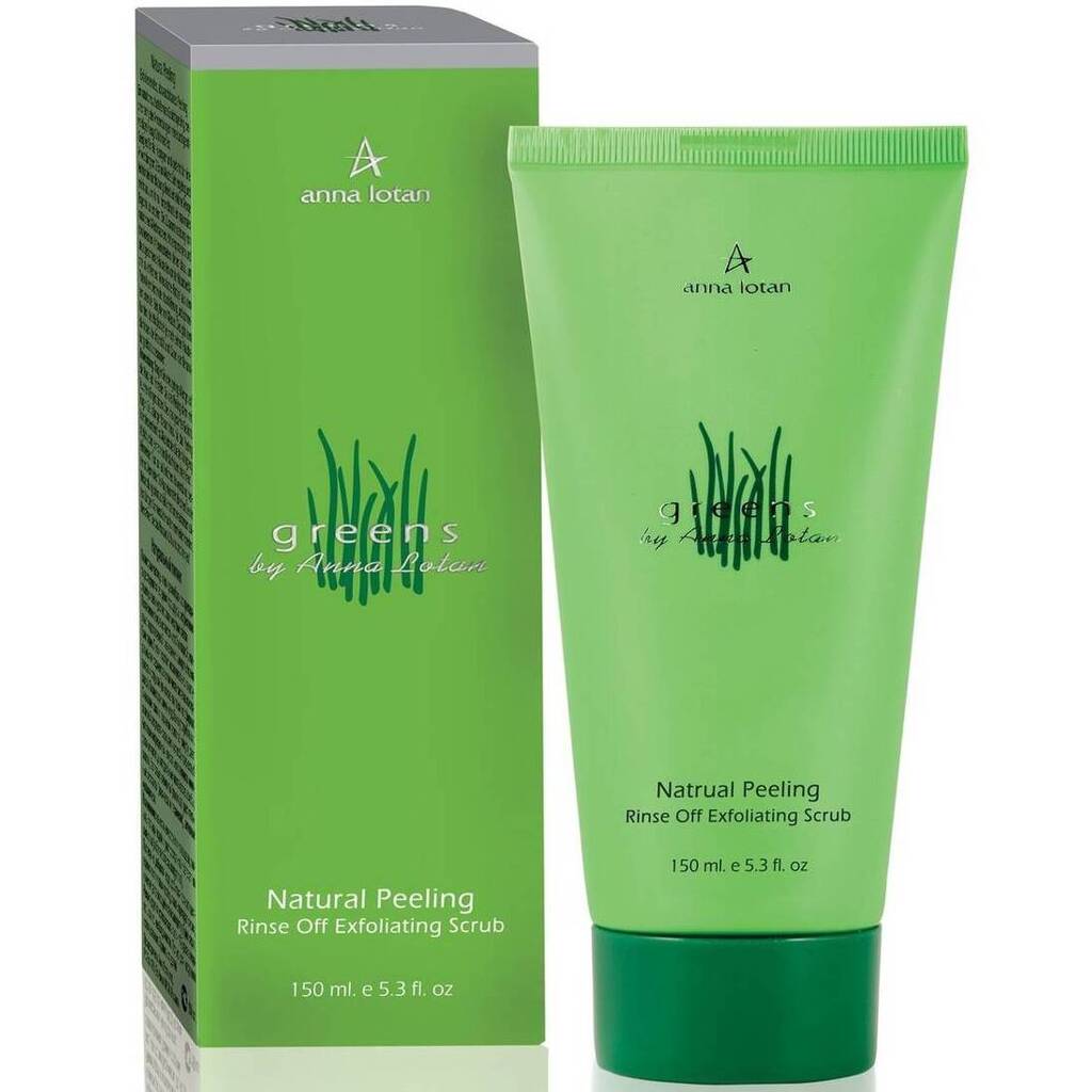 Скраб для лица и тела натуральный, Anna Lotan, Greens, Natural Peeling Rinse Off Exfoliating Scrub, 150 мл, 411 – купить в Минске | Azarina.by