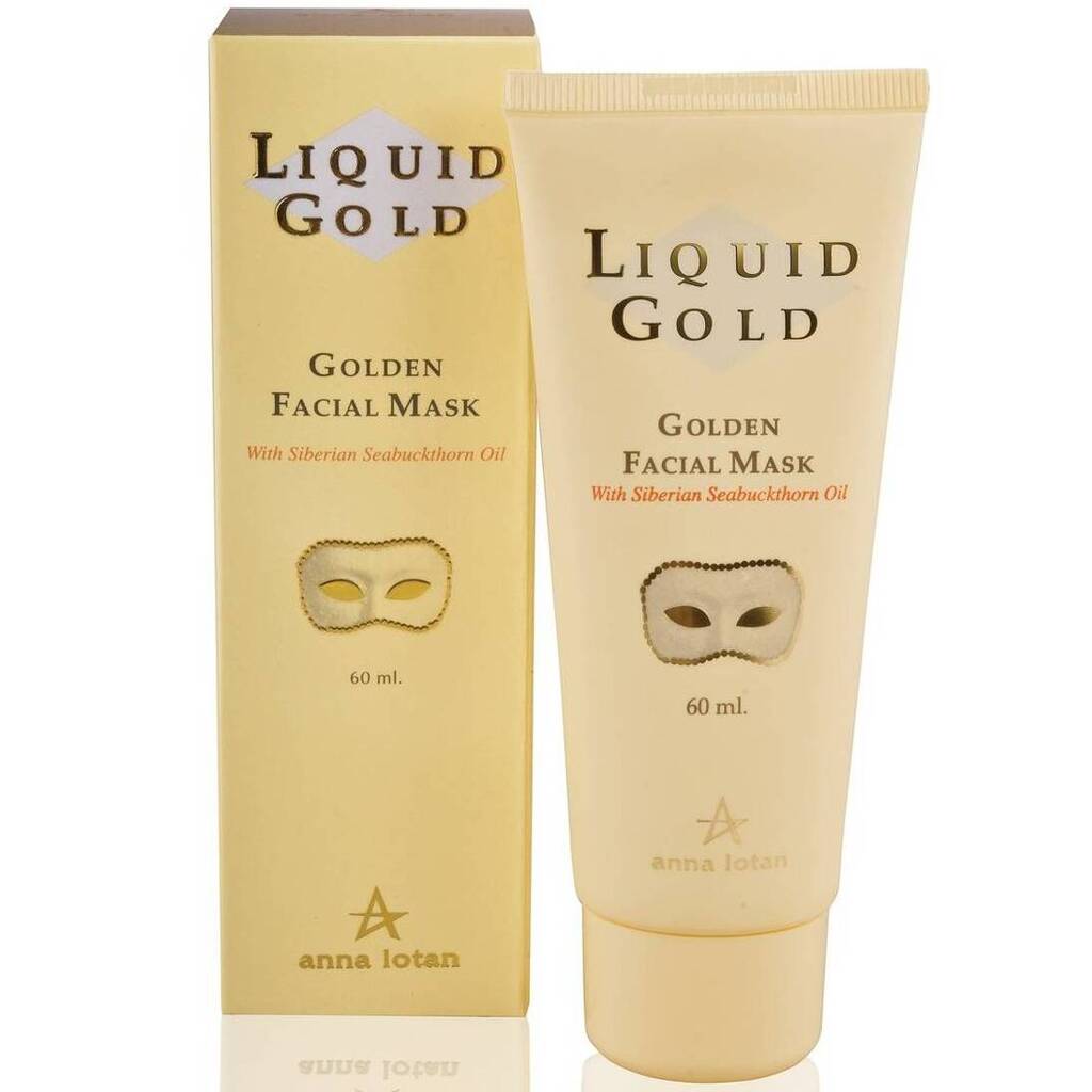 Маска для лица Золотая, Anna Lotan, Liquid Gold, Golden Facial Mask, 60 мл, 062 – купить в Минске | Azarina.by