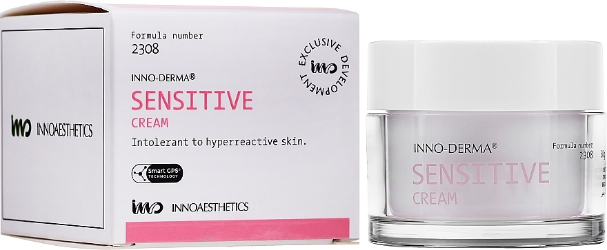 Крем для чувствительной кожи лица, InnoAesthetics, Inno-Derma, Sensitive Cream, 50 мл, ID016 – купить в Минске | Azarina.by