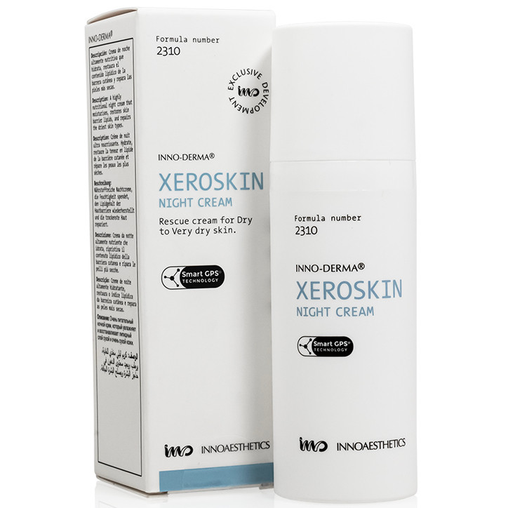 Крем для сухой кожи ночной, InnoAesthetics, Inno-Derma, Xeroskin Night Cream, 50 мл, ID019 – купить в Минске | Azarina.by