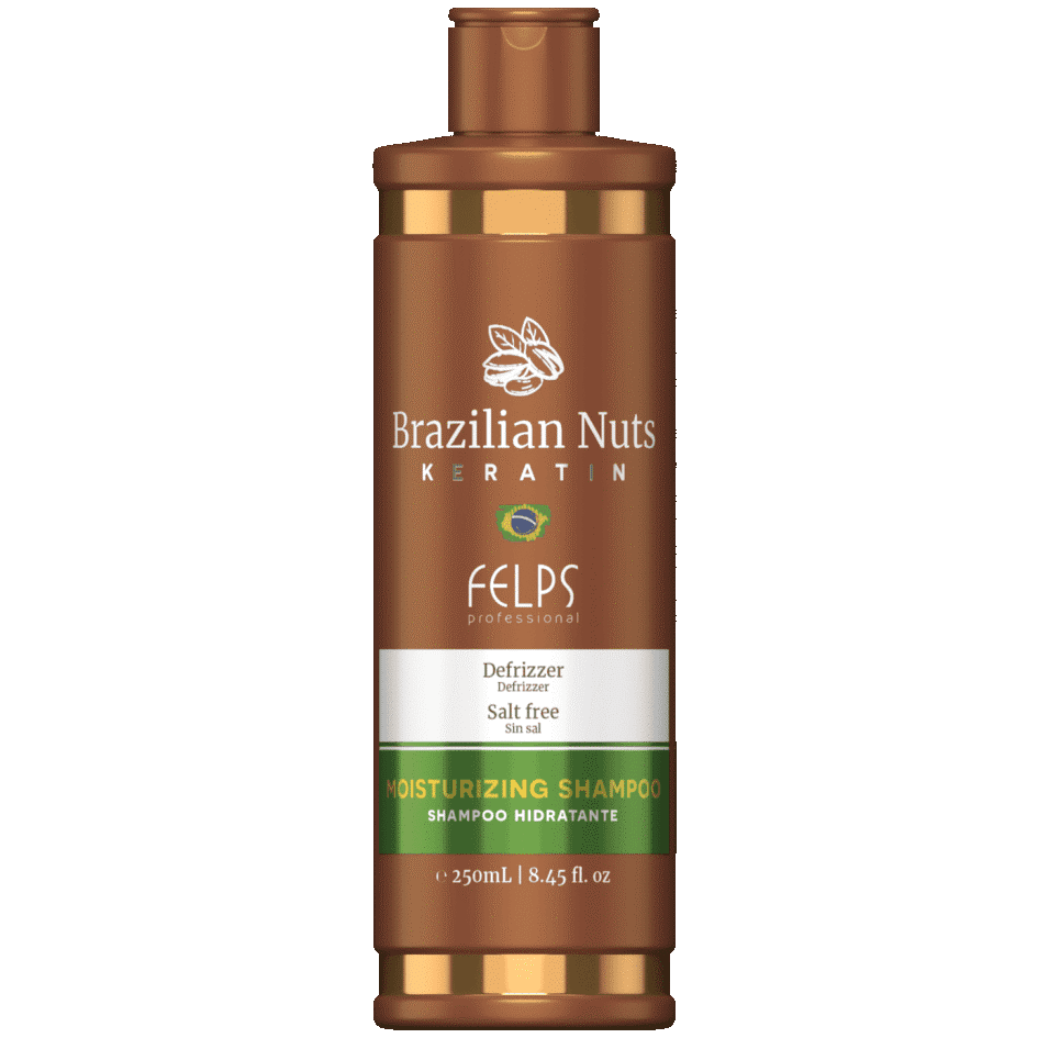 Шампунь для волос увлажняющий бессульфатный, Felps Professional, Brazilian Nuts Keratin, Moisturizing Shampoo, 250 мл, FP0327 – купить в Минске | Azarina.by