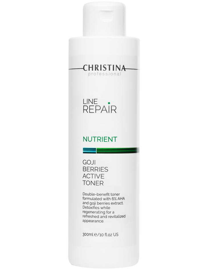 Тоник для лица активный Ягоды годжи, Christina, Line Repair, Nutrient, Goji Berries Active Toner, 300 мл, LRN-863 – купить в Минске | Azarina.by