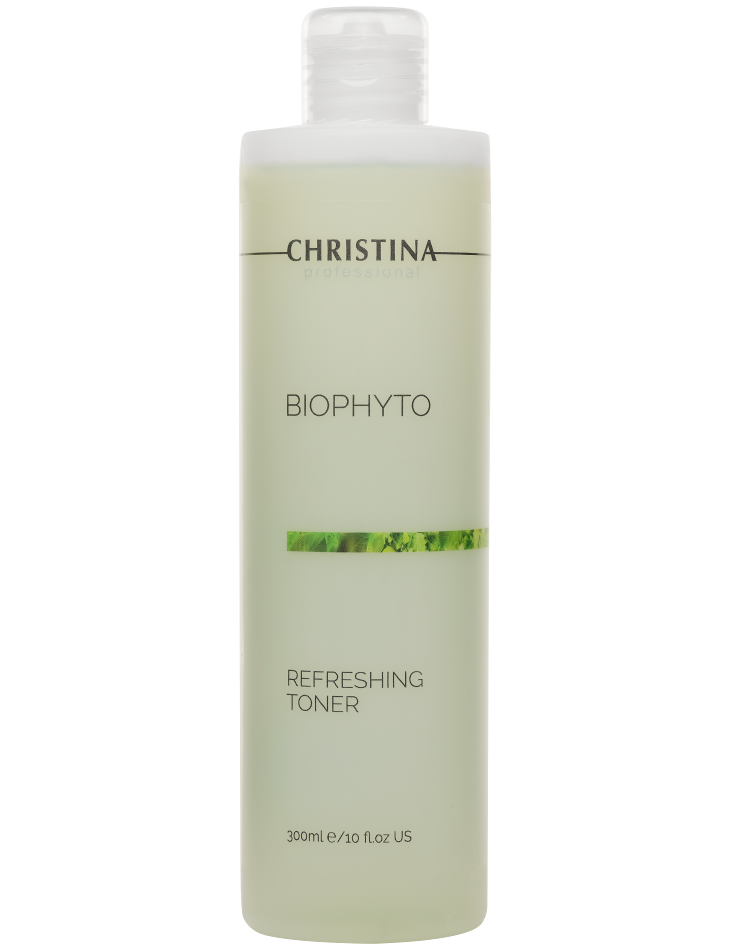 Тоник для лица освежающий, Christina, Bio Phyto, Refreshing Toner, 300 мл, 500 мл, Bio-RT, Bio-2 – купить в Минске | Azarina.by