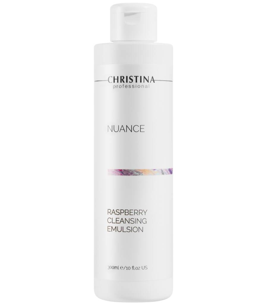 Эмульсия для лица очищающая с малиной, Christina, Nuance, Raspberry Cleansing Emulsion, 300 мл, N-856 – купить в Минске | Azarina.by