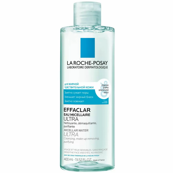 Вода для лица мицеллярная, La Roche-Posay, Effaclar, Micellar Water Ultra, 400 мл, 380352440 – купить в Минске | Azarina.by