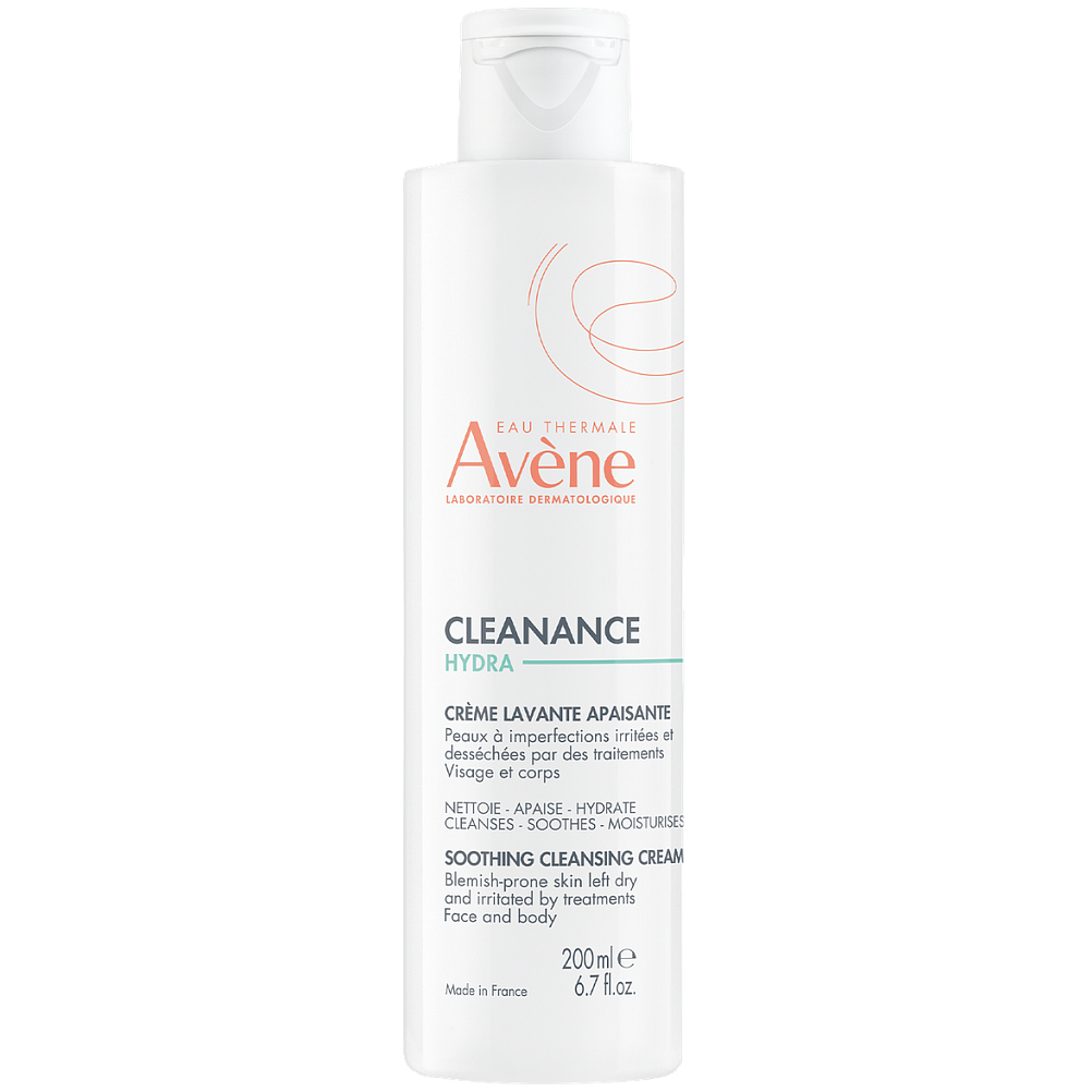 Крем для лица очищающий успокаивающий, Avene, Cleanance, Hydra, Soothing Cleansing Cream, 200 мл, 180916 – купить в Минске | Azarina.by