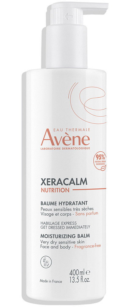 Бальзам для лица и тела увлажняющий, Avene, XeraCalm Nutrition, Moisturizing Balm, 400 мл, 178293 – купить в Минске | Azarina.by