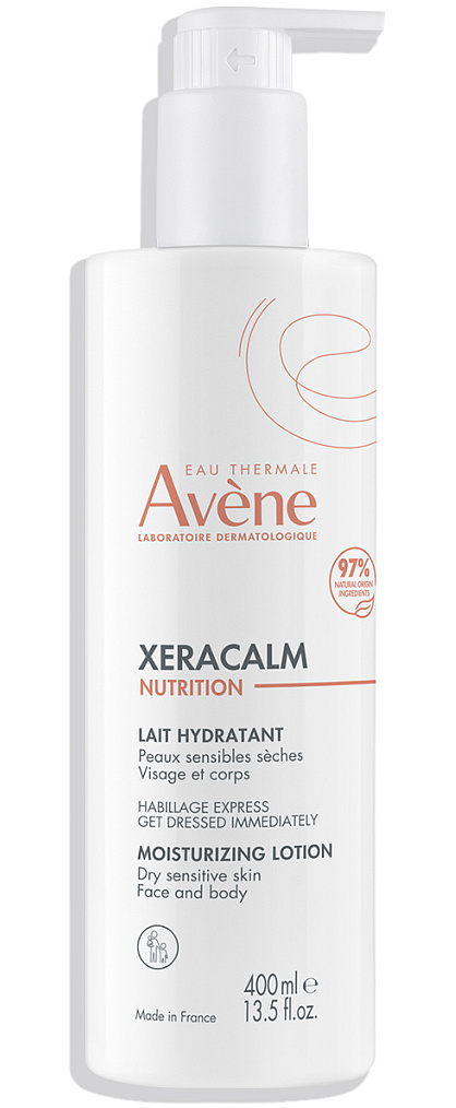 Молочко для лица и тела увлажняющее и питательное, Avene, XeraCalm Nutrition, Moisturizing Lotion, 400 мл, 178292 – купить в Минске | Azarina.by