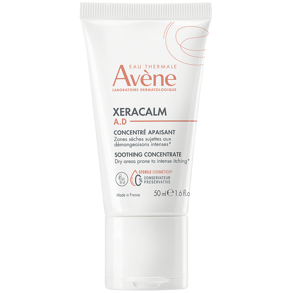 Концентрат для лица, век и тела успокаивающий, Avene, XeraCalm A.D, Soothing Concentrate, 50 мл, 162815 – купить в Минске | Azarina.by