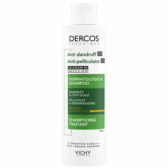 против перхоти для сухих волос, Vichy, Dercos Anti-Dandruff, Dermatological Shampoo, 200 мл, 390 мл, 371060538, 371060558 – купить в Минске | Azarina.by