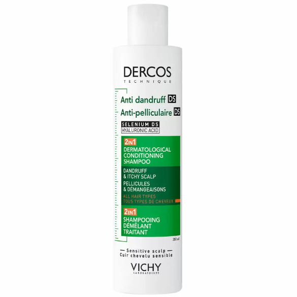 Шампунь-кондиционер против перхоти 2-в-1, Vichy, Dercos Anti-Dandruff, 2-in-1 Dermatological Conditioning Shampoo, 200 мл, 390 мл, 371061043, 371061045 – купить в Минске | Azarina.by