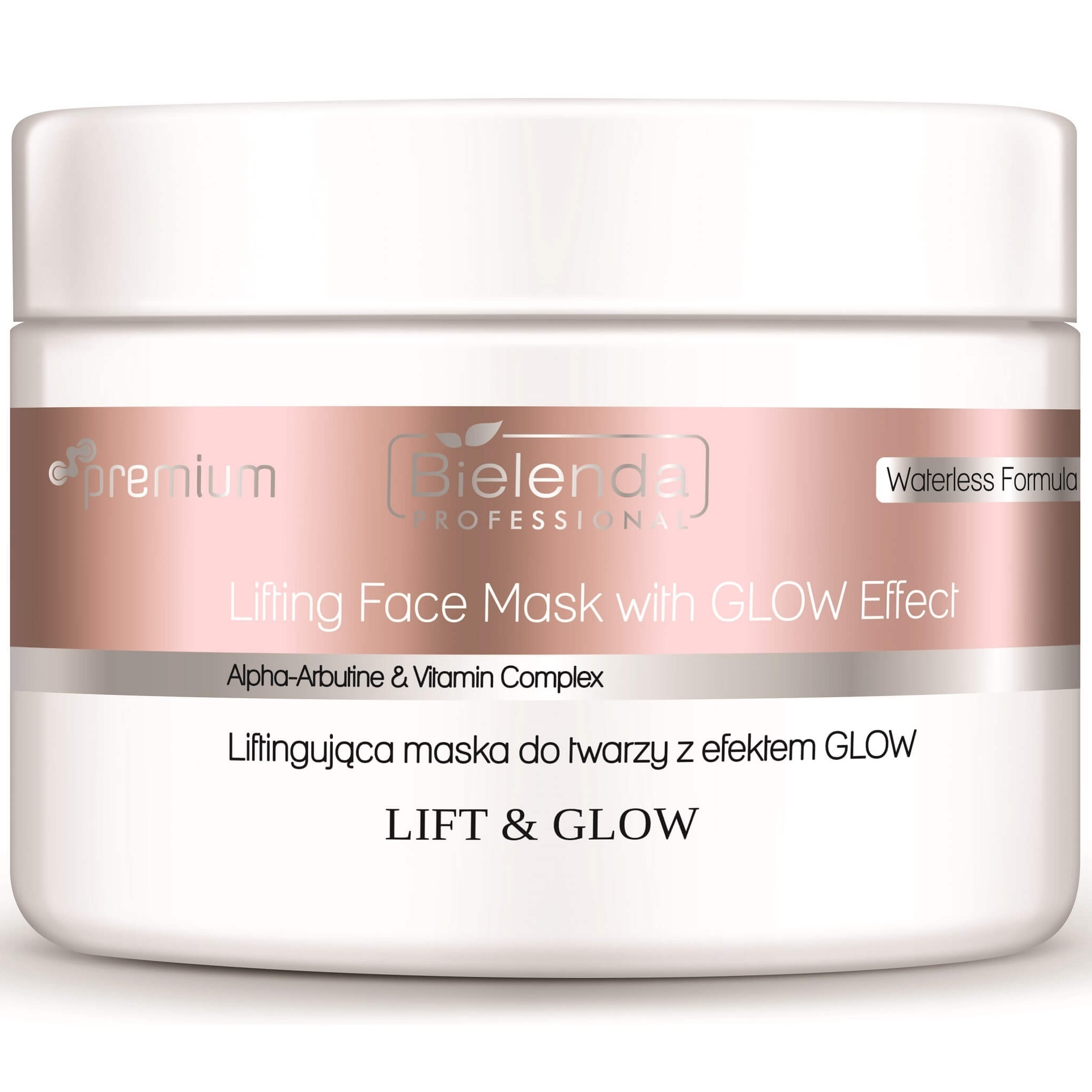 Лифтинг-маска для лица с эффектом сияния, Bielenda Professional, Lift & Glow, Lifting Face Mask with Glow Effect, 115 г, 050566 – купить в Минске | Azarina.by