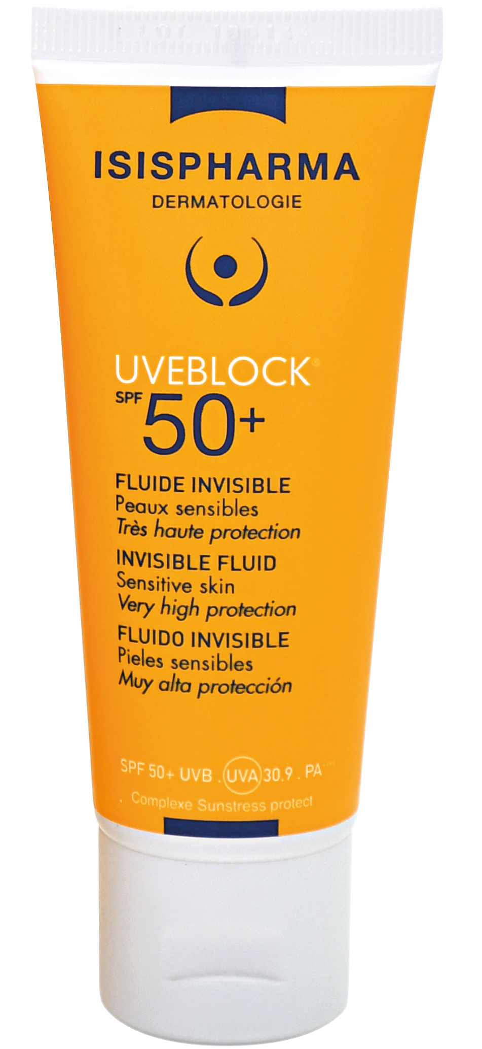 Флюид для лица невидимый, SPF 50+, IsisPharma, Uveblock, SPF 50+ Invisible Fluid, 40 мл, 3031500311607 – купить в Минске | Azarina.by